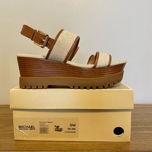 Michael Kors Gillian Mid Wedge Sandals